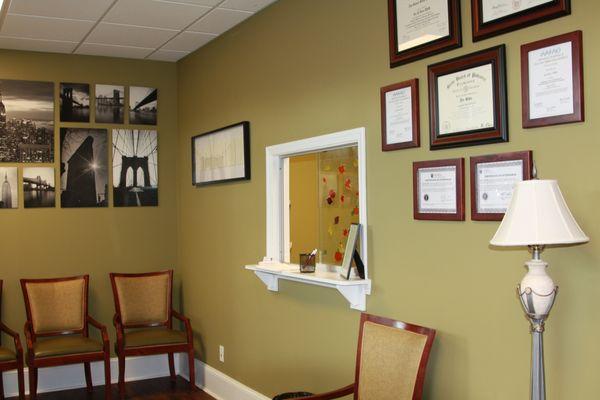 Lobby at Foot and Ankle Center of Middle Georgia, LLC in Warner Robins.