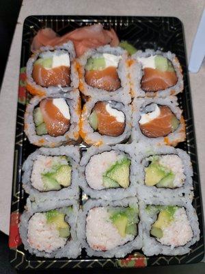 R7. California Roll R8. Philadelphia Roll