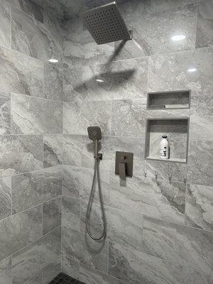 Shower and product niches