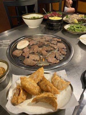 Kalbi and Dumplings