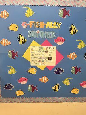 Summer Camp Event Calendar display!