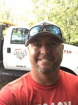 One of Legacy Towing & Transports operators, owner Jeremy Louder.