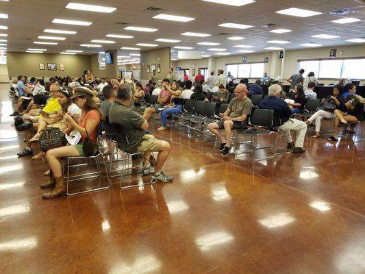 ONE of the waiting rooms