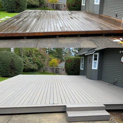 Trex deck install SW Portland