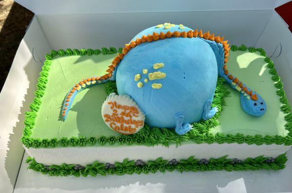 Dinosaur Ice Cream Cake