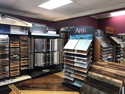 They have a great selection of carpets, hardwoods and laminates from a large variety of manufacturers.