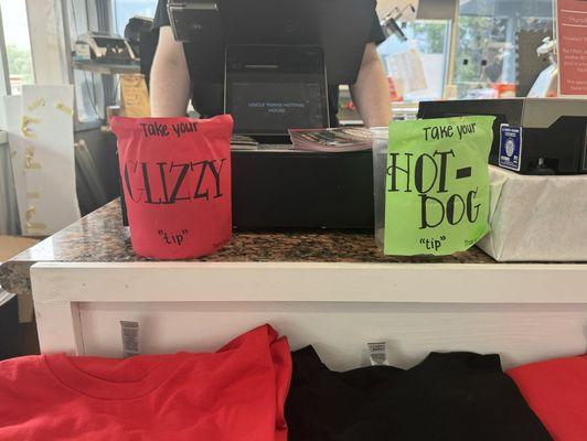 Hilarious tip jars