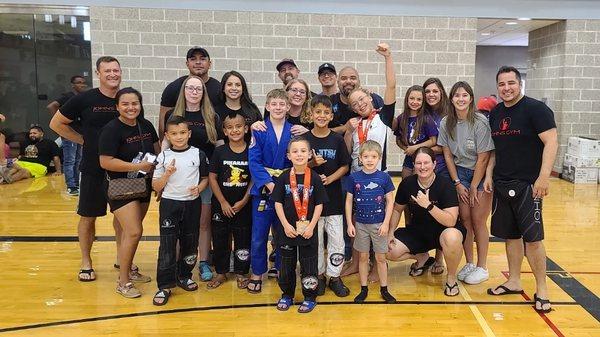 Our kids team at ibjjf austin