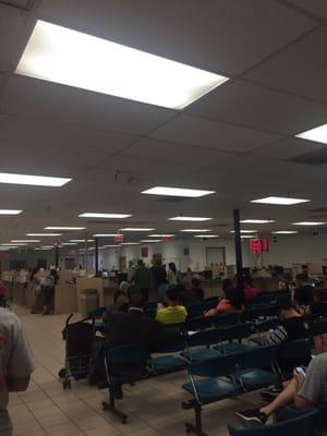 DMV entrance busy busy