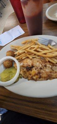 Cajun grilled catfish