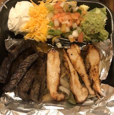 Fajitas for one (take out)