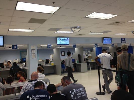 At the DMV in White Oak to get a replacement drivers license.