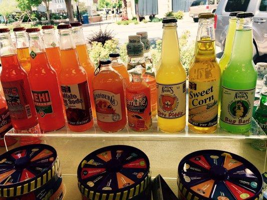 Unusual fizzy drinks