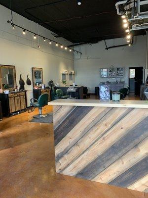 Front Desk and Salon Space