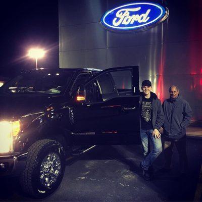 Thank you and congratulations to Christopher B. on your brand new 2017 Ford F-350 Lariat!!! Enjoy that crazy Beast!! #SoldAndDeliver