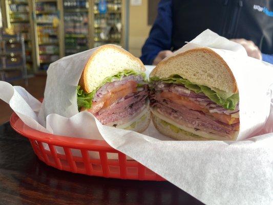 Italian sub for lunch!