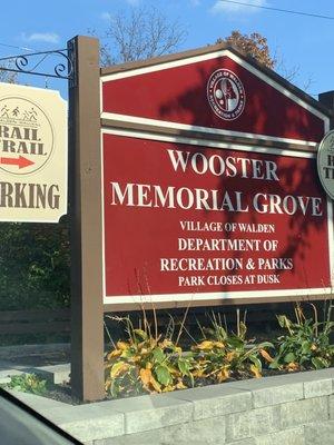 Wooster Memorial Grove, Walden NY