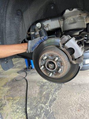 Terrible rotor and brake pads