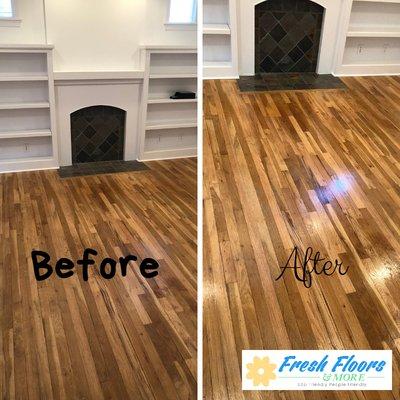 No need to fully sand and re-finish. Save $$ by buffing and cleaning the existing finish instead!