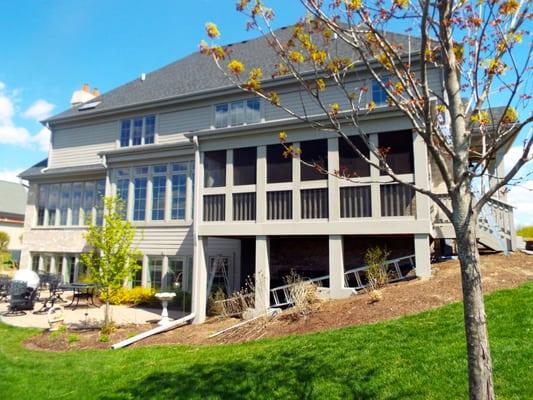 Screened Porch Exterior Painting St. Charles