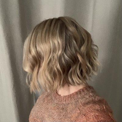 Babylights, lowlights, cut, and style by Angie!