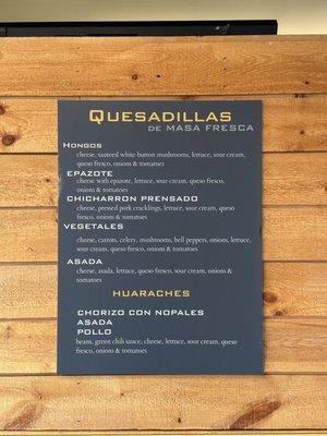 Quesadillas