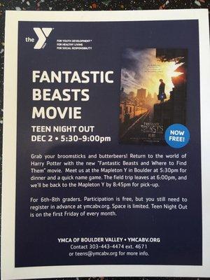 Upcoming movie night!