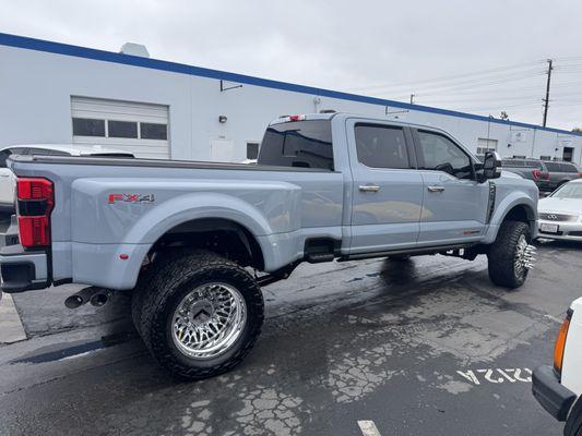 2024 Ford F450 dually

2 stage paint correction
5 year ceramic coating
Full interior detail