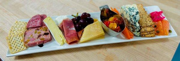 Charcuterie & Cheese for Two - Daily selection of regional & imported cheeses, smoked & cured meats and pickled vegetables.