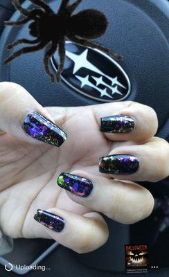 Halloween nails...