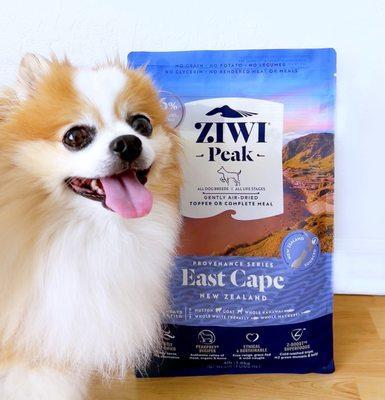 Ziwi Peak East Cape w/ mutton+offal, goat+offal, lamb bone, kahawai, white trevally, mackerel, new zealand green mussel, etc | 4 lbs - $104