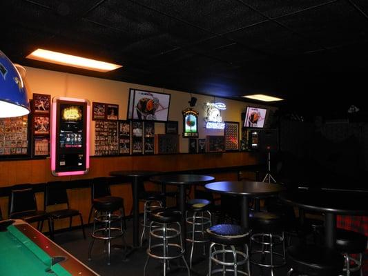 Tables and part of the dance floor