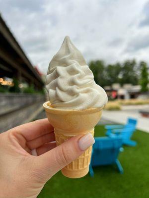 Tasty vanilla soft serve