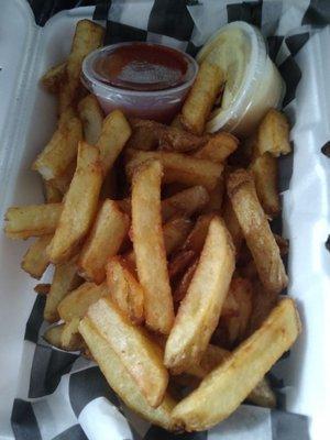 Amazing hand cut fries and funk sauce