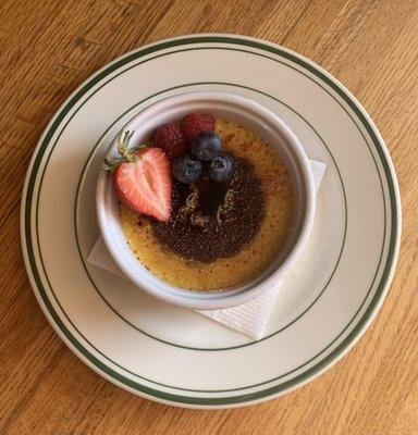 Gingerbread Crème Brulee