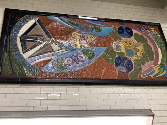 Beautiful tile at this station. 05/23/22