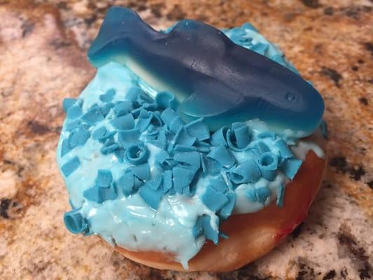 Shark Week jelly donut