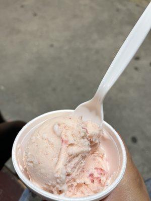 Strawberry ice cream