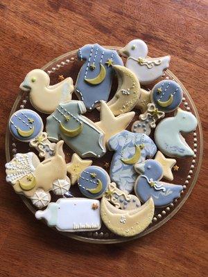 The "Moon and Stars"Decorative Sugar Cookies