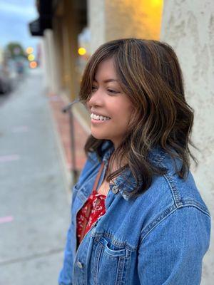 Brown Balayage and new cut