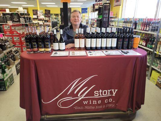 My Story tasting, burbon and wine!