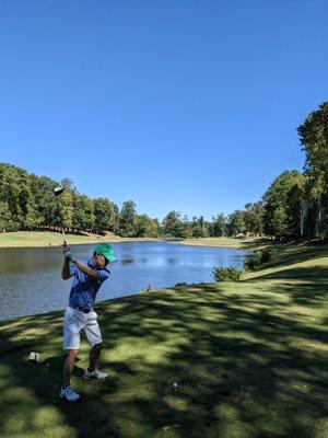 6th hole, white tees.