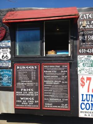 Food truck outside Agway on 347 Mount Sinai