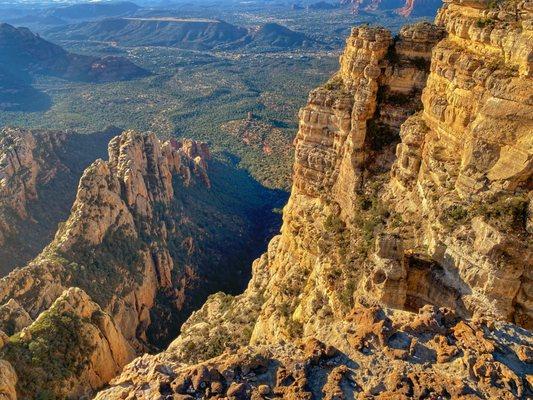 Views from high above Red Rock Country on our Full Day: Ultimate Sedona Adventure