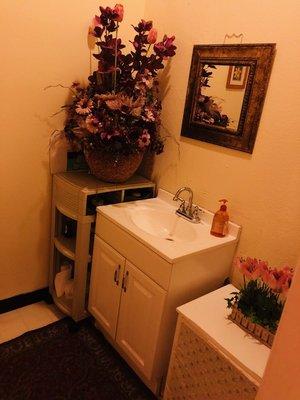 Sanitary Bathrooms to get you prepped for your massage!