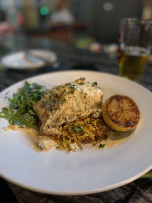 Crab Crusted Mahi Mahi