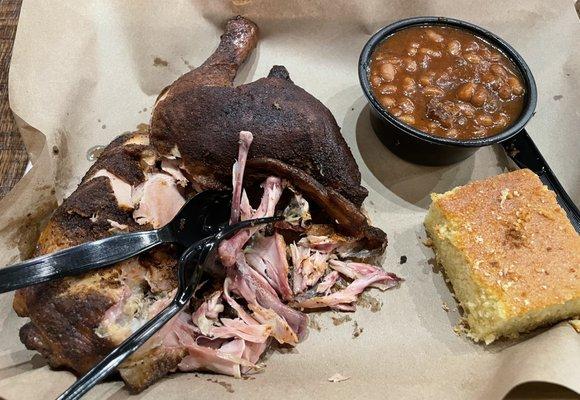 1/2 Yard Chicken, baked beans, cornbread (11/9/23)