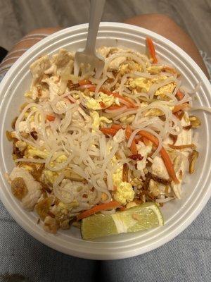 The second "pad Thai" they gave me .