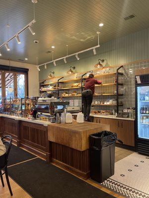 LeRouge Boulangerie interior, ordering counter