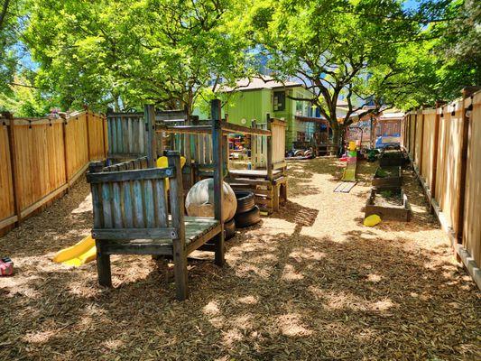 Another angle from the outdoor Preschool area!